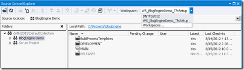 TFS Source Control 2012–Workspaces Part 1 – The Road to ALM
